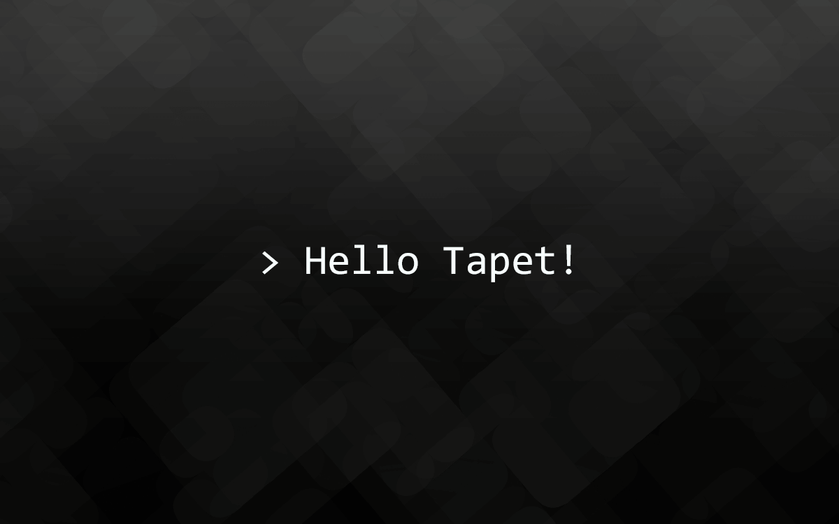 Tapet Developers Program (coming soon)